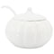 Martha Stewart 5 Quart Fine Ceramic Pumpkin Soup Tureen With Lid and Ladle in White 130338.03R - alternate 1