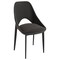 Leisuremod Amalfi Collection Fabric Modern Dining Chair in Charcoal AC48CH - alternate 1