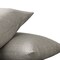Homeroots Set of Two Light Gray Linen Pillowcases 520683 - alternate 5