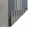 Homeroots 8' X 10' Blue and Gray Striped Stain Resistant Indoor Outdoor Area Rug 531641 - alternate 8