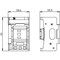 Siemens locking provision for handle accessory for: 3VA13/14 3VA20-24 3VA9388-0LB10 - alternate 3