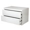 Homeroots 20" White Wood Two Drawer Nightstand 370734 - alternate 7