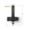 Cmt RABBETING BITS WITH INSERT KNIVES D=1-3/8inx15/32in (H=1/2in) S=1/4in 660.351.11 - alternate 2