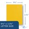 Roaring Spring Case of Yellow Pocket Folders w/Prongs, 11.75"x9.5", Twin Pockets hold 25 sheets ea, 11 pt tag board, PK250 54125cs - alternate 6