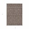 Homeroots 3' X 5' Chocolate And Gray Floral Washable Indoor Outdoor Area Rug 582260 - alternate 8
