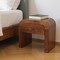 Homeroots 16" Chestnut Solid Wood One Drawer Nightstand 653811 - alternate 14