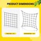 Ipower Simple Deluxe Elastic Trellis Netting for 4x4', Heavy Duty Elastic Plant with Hooks, Flexible Hydro GLPSUPNET3ELASTICBLK - alternate 7
