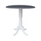 Whitewood Industries Extension Dining Tables, 45 in L, 38 in H, Parawood K05-42DPT-6B-2 - alternate 1