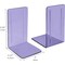 Acrimet Clear Plastic Bookends 1 Pair, Book Holder (Clear Purple), 2PK 290.5 - alternate 6