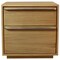 Homeroots 24" Natural Solid and Manufactured Wood Two Drawer Nightstand 555396 - alternate 16