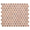 Andova Tiles Estavo Grey 3/4-in. Penny Round Stone Inspired Matte Porcelain Floor & Wall Mosaic Tile ANDESTA1254 - alternate 1