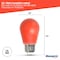 Bulbrite 25-Watt Equivalent Ceramic Red Color S14 Weatherproof Outdoor E26 Medium Base LED Light Bulb, 10PK 862318 - alternate 8