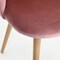 Homeroots Set of Two Rose and Oak Velvet and Metal Dining Side Chairs, 2PK 568011 - alternate 8