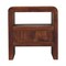 Homeroots 23" Brown Solid Wood Two Drawer Nightstand 701726 - alternate 10