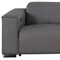 Homeroots 93in Dark Gray and Brown Leather Power Reclining Loveseat With Storage 720541 - alternate 9