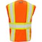 Ironwear Two-Tone Hi-Vis Safety Vest M Class 2 H Back, , Zipper 6 Pockets 1287-OZ-RD-MD - alternate 2