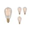 Bulbrite 25 Watt Dimmable Antique ST15 Nostalgic Thread Light Bulbs with Candelabra E12 Base, 4 PK 861370 - alternate 1