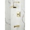 Kingston Brass Single-Handle Pressure Balanced Tub and Shower Faucet, Polished Brass KB6142AL - alternate 4