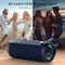 Bobtot Portable Bluetooth Speaker, Blue, IPX6 Waterproof Speaker w/Bass, 15W, RGB, 15H Playtime, Dual 803783 - alternate 6