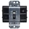 Hubbell Switches and Lighting Control, Motor Disconnect, 3-Pole, 60A 600V, Back and Side Wired HBL7863D - alternate 2
