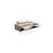 Homeroots 96" Light Gray Leather Reclining Wood USB Sofa 719568 - alternate 5
