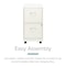 Space Solutions 14.25 in W 2 Drawer Mobile Vertical File Cabinet, Pearl White 19156 - alternate 16
