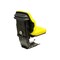 Uni Pro 117 Utility Mechanical Suspension Seat, Yellow Vinyl 7736 - alternate 9