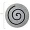 Homeroots 19" X 19" X 2" Gray Round Modern Spiral Wall Art 274932 - alternate 4