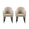 Manhattan Comfort Hillman Dining Armchair in Sand - Set of 2 2-DC087AR2-SD - alternate 7