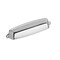 Amerock Stature 5-1/16 in 128 mm Center-to-Center Polished Chrome Cabinet Cup Pull BP2243926 - alternate 1