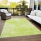 Homeroots 10' X 14' Artichoke Green And Lime Green Nautical Washable Indoor Outdoor Area Rug 581724 - alternate 7