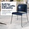 Flash Furniture HERCULES Kenai Navy Office Reception Stack Chair with Contoured Backrest and Gray Sled Base RUT-239AN-NV-GG - alternate 9