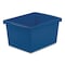 Storex Classroom Storage Bin, 16 qt, 11.25 x 13.62 x 7.9, Assorted Colors, 6PK STX61514S06C - alternate 4