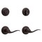 Kwikset Signature Series Combination Lockset, 2 Grade, Zinc, Venetian Bronze, 238 x 234 in Backset 991TNL-11P - alternate 5