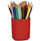 Acrimet Jumbo Pencil Holder Pen Cup Caddy Super Sized Desktop Organizer Solid Red 934.VM - alternate 9