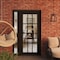 Vdomdoors Front Exterior Prehung Metal-Plastic Door Clear Glass / MANUX 8355 Matte Black / Office Commercial MANUX8355EXD-BLK-W36+14xH80-RH-I - alternate 4