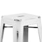 Flash Furniture 30" High Backless Distressed White Metal Barstool ET-BT3503-30-WH-GG - alternate 10