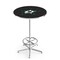 Holland Bar Stool Co 42" Chrome Dallas Stars Pub Table, 36" dia. Top L216C4236DalSta - alternate 1