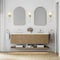 James Martin Vanities Allamari 72" Double Vanity, Dune Mist w/ 3 CM White Zeus Silestone Top D640-V72-DMS-WWZ - alternate 8
