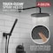 Delta Modern Monitor 14 Series Shower with Raincan & Hand Shower, 20.13 in, Matte Black T342702-BL - alternate 7