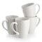 Gibson Elite Earlhart 4 Piece 16 Ounce Stoneware Assorted Pattern Mug Set in White 750123474M - alternate 6