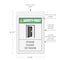 C-Line Products 5" x 8" Super Heavyweight Self-Adhesive Poly Welded Shop Ticket Holders, 50/BX 70058 - alternate 7