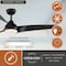 Vaxcel Crest Hill, 56 in, Black Ceiling Fan, Black Blades, LED, Remote, DC Motor F0145 - alternate 7