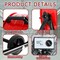 Edendirect 24 in 3-Speed Industrial Drum Fan in Red, with 360 Deg Adjustable Tilt, with Rolling Casters ZRFGD-24T-Red - alternate 7