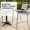 Flash Furniture Commercial Silver Restaurant Stack Stool TLH-015H-GG - alternate 17