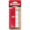 Velcro Brand Reclosable Fastener Shape, Square, Rubber Adhesive, 7/8 in, 7/8 in W, White, 12 PK 90073 - alternate 1