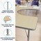 Flash Furniture Commercial Adjustable Height Horseshoe Activity Table-Standard Legs in LT NAT XU-A6066-HRSE-LTNAT-T-A-GG - alternate 8
