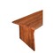 Homeroots 60" Brown Solid Wood Live Edge Dining Bench 565289 - alternate 14