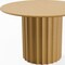 Homeroots 46" Brown Solid Wood Pedestal Base Round Top Dining Table 720997 - alternate 6