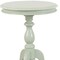 Homeroots 25" Antique Ivory Manufactured Wood Round End Table 493223 - alternate 5